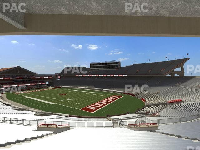 Camp Randall Stadium - Section P Seat View