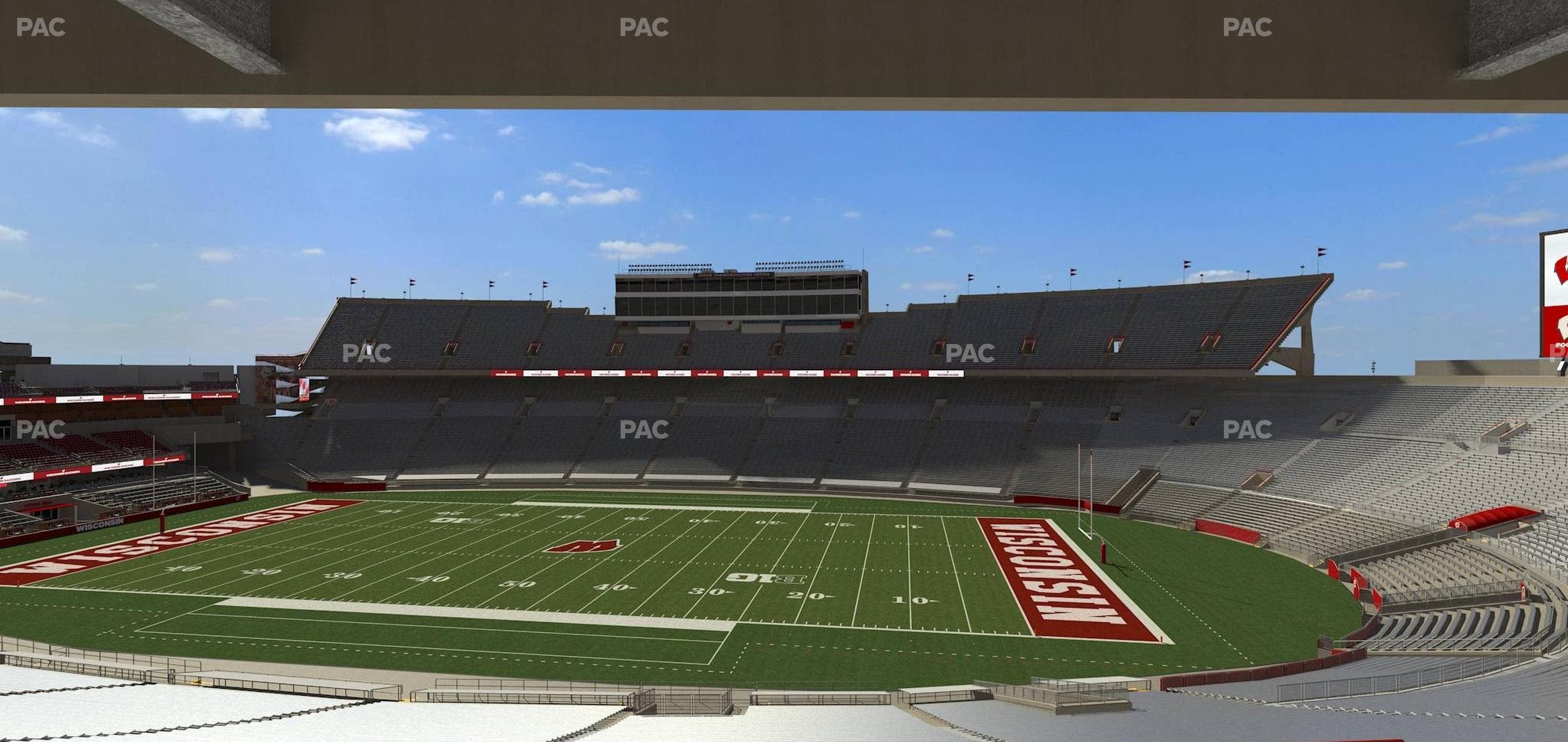 Camp Randall Stadium - Section R Wc Seat View
