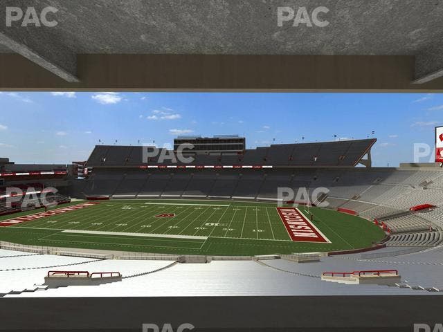 Camp Randall Stadium - Section R Wc Seat View