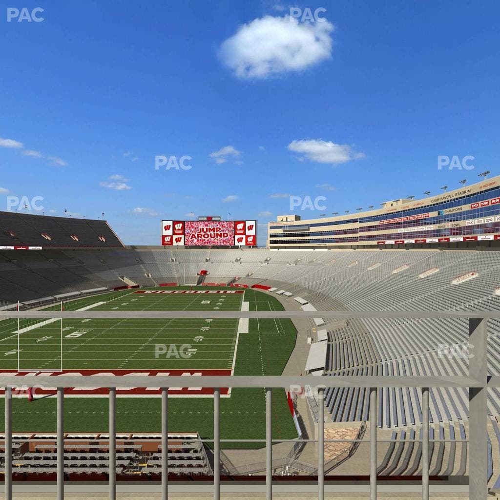 Camp Randall Stadium - Section Terrace Patio Seats 501 Seat View