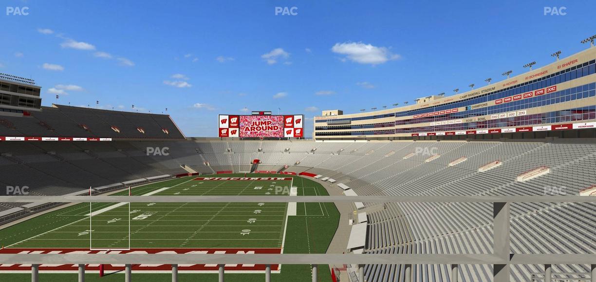 Camp Randall Stadium - Section Terrace Patio Seats 501 Seat View