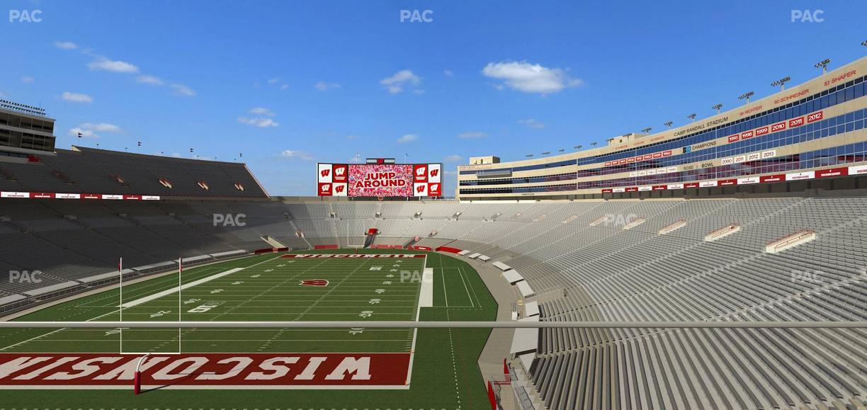 Camp Randall Stadium - Section Terrace Patio Seats 501 Seat View