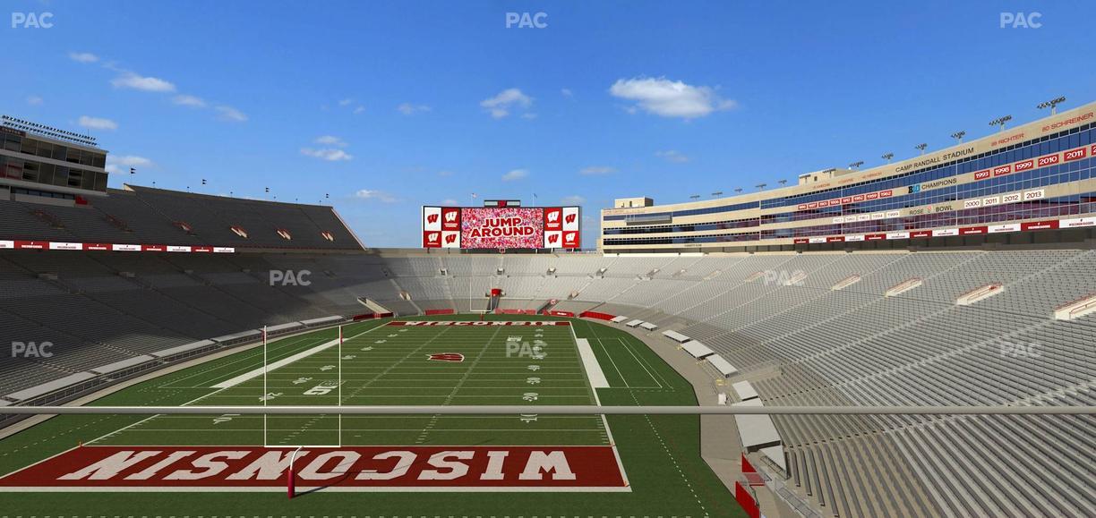Camp Randall Stadium - Section Terrace Patio Seats 502 Seat View