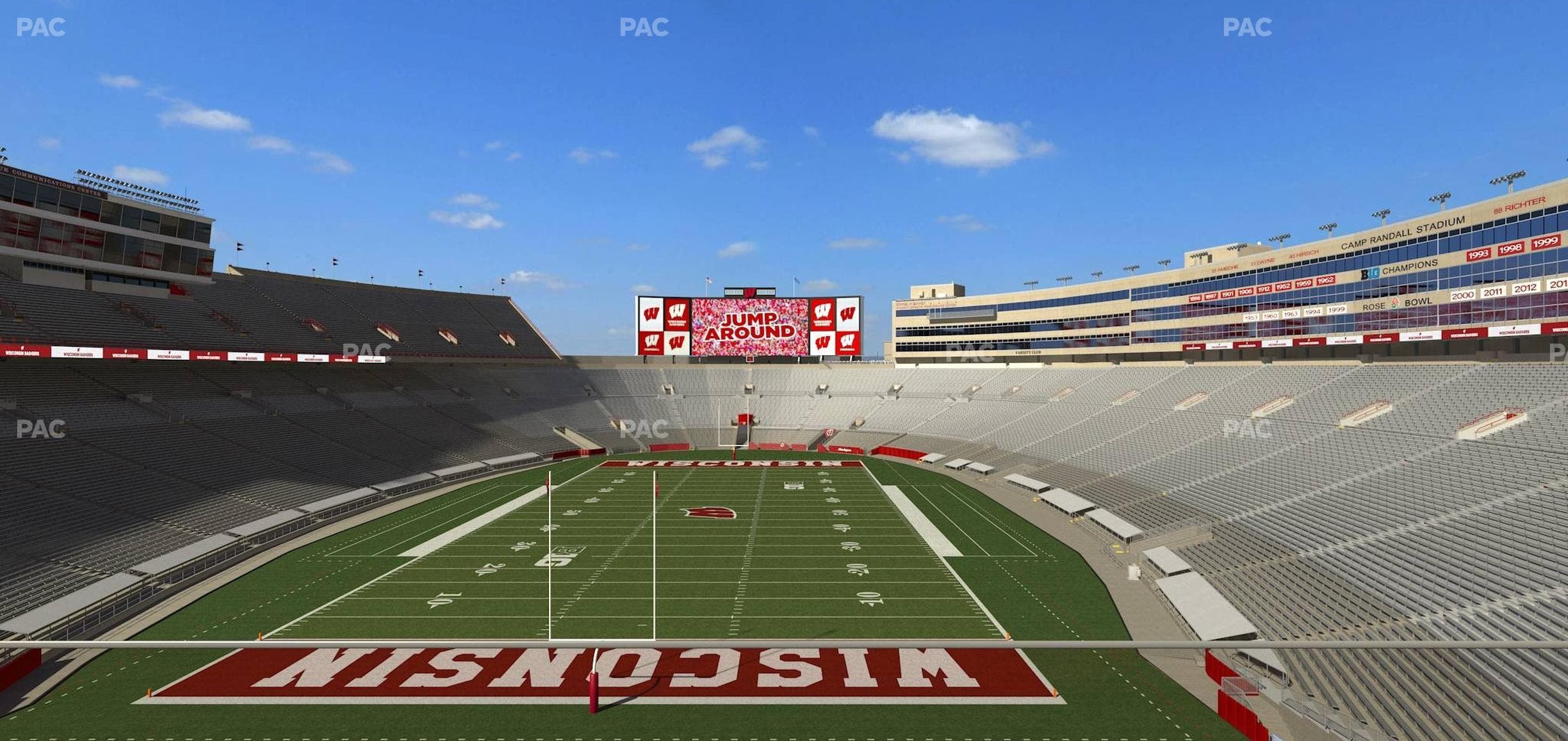 Camp Randall Stadium - Section Terrace Patio Seats 503 Seat View