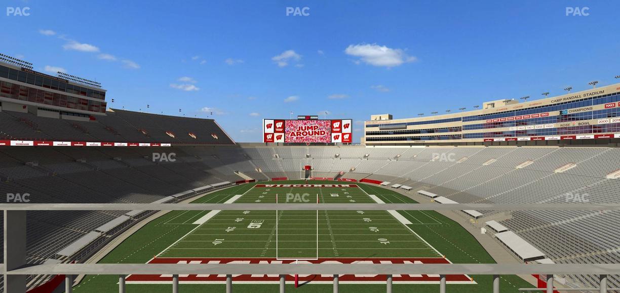Camp Randall Stadium - Section Terrace Patio Seats 504 Seat View