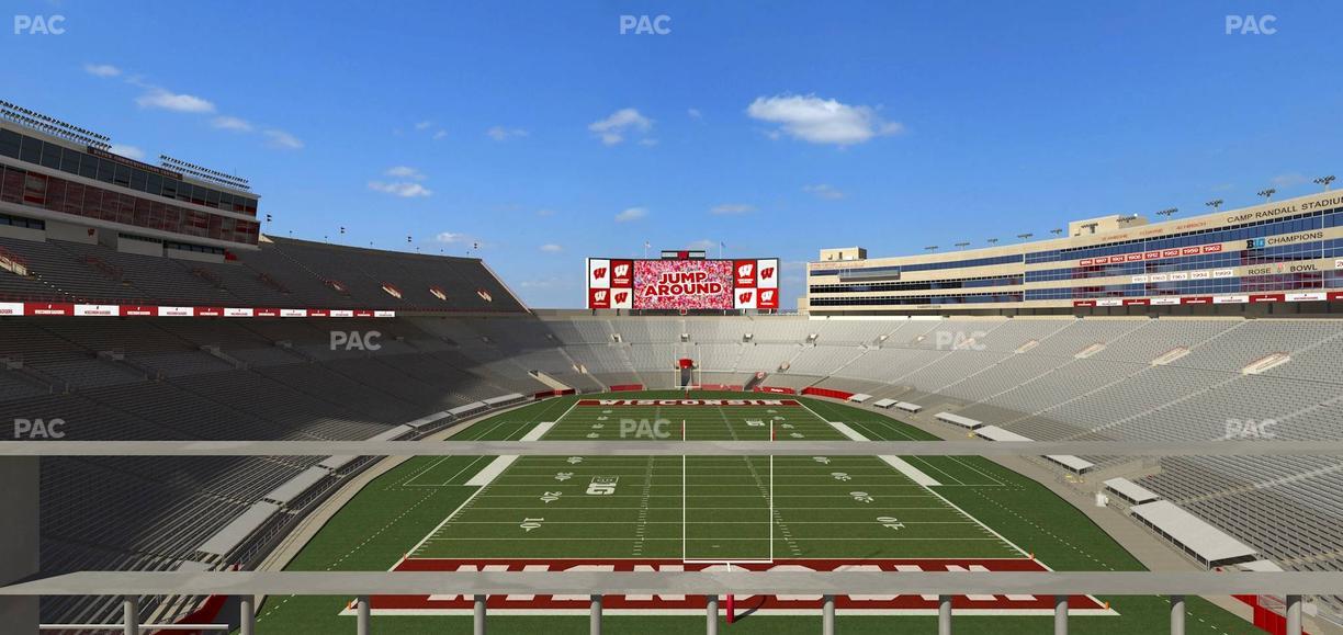 Camp Randall Stadium - Section Terrace Patio Seats 505 Seat View
