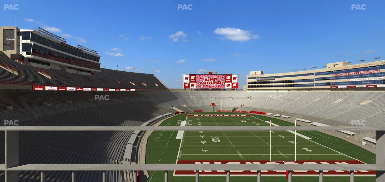 Camp Randall Stadium - Section Terrace Patio Seats 507 Seat View