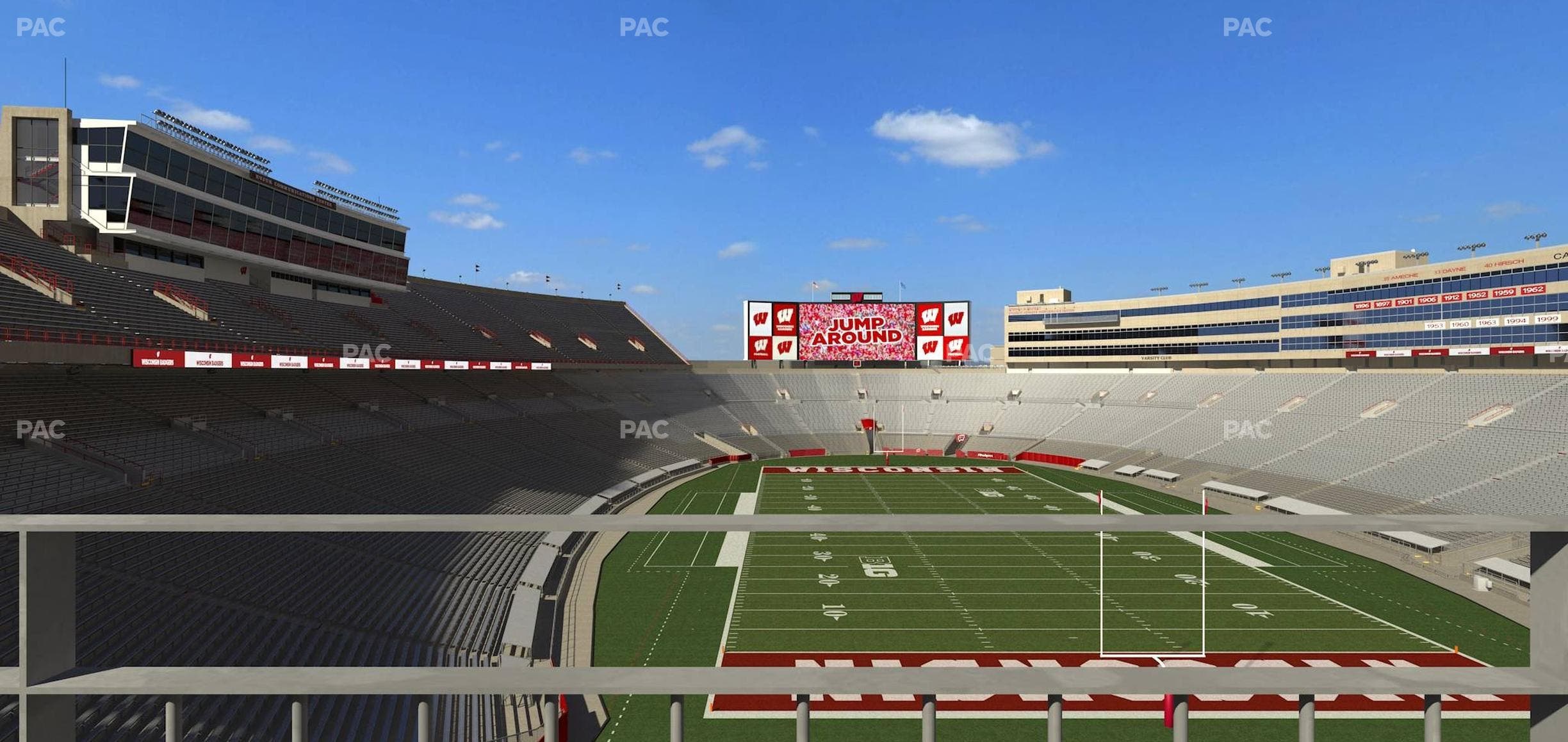 Camp Randall Stadium - Section Terrace Patio Seats 507 Seat View