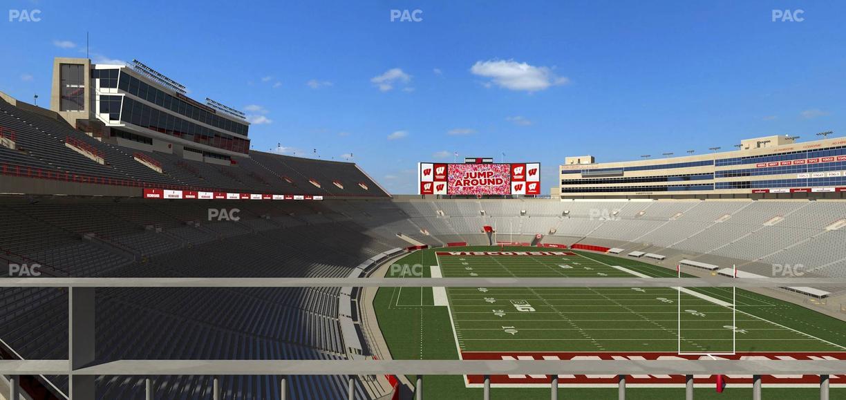 Camp Randall Stadium - Section Terrace Patio Seats 508 Seat View