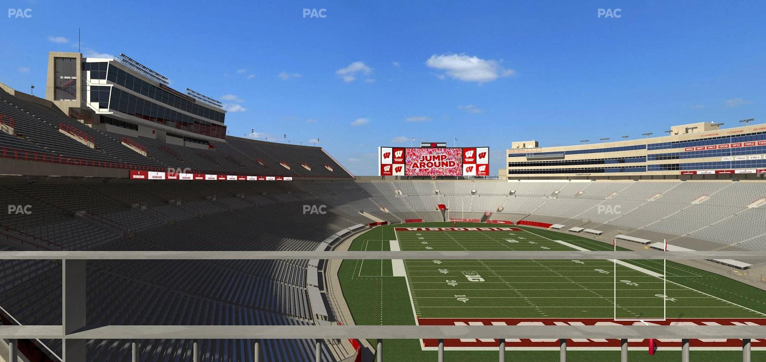 Camp Randall Stadium - Section Terrace Patio Seats 508 Seat View