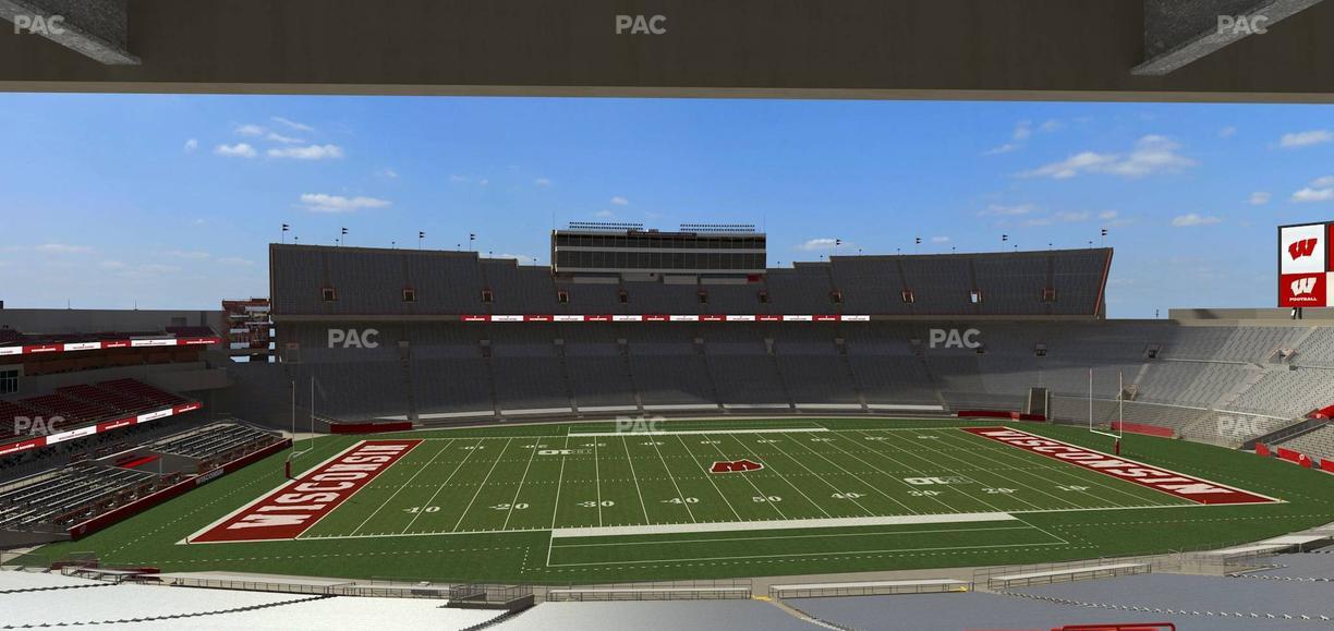 Camp Randall Stadium - Section U Wc Seat View