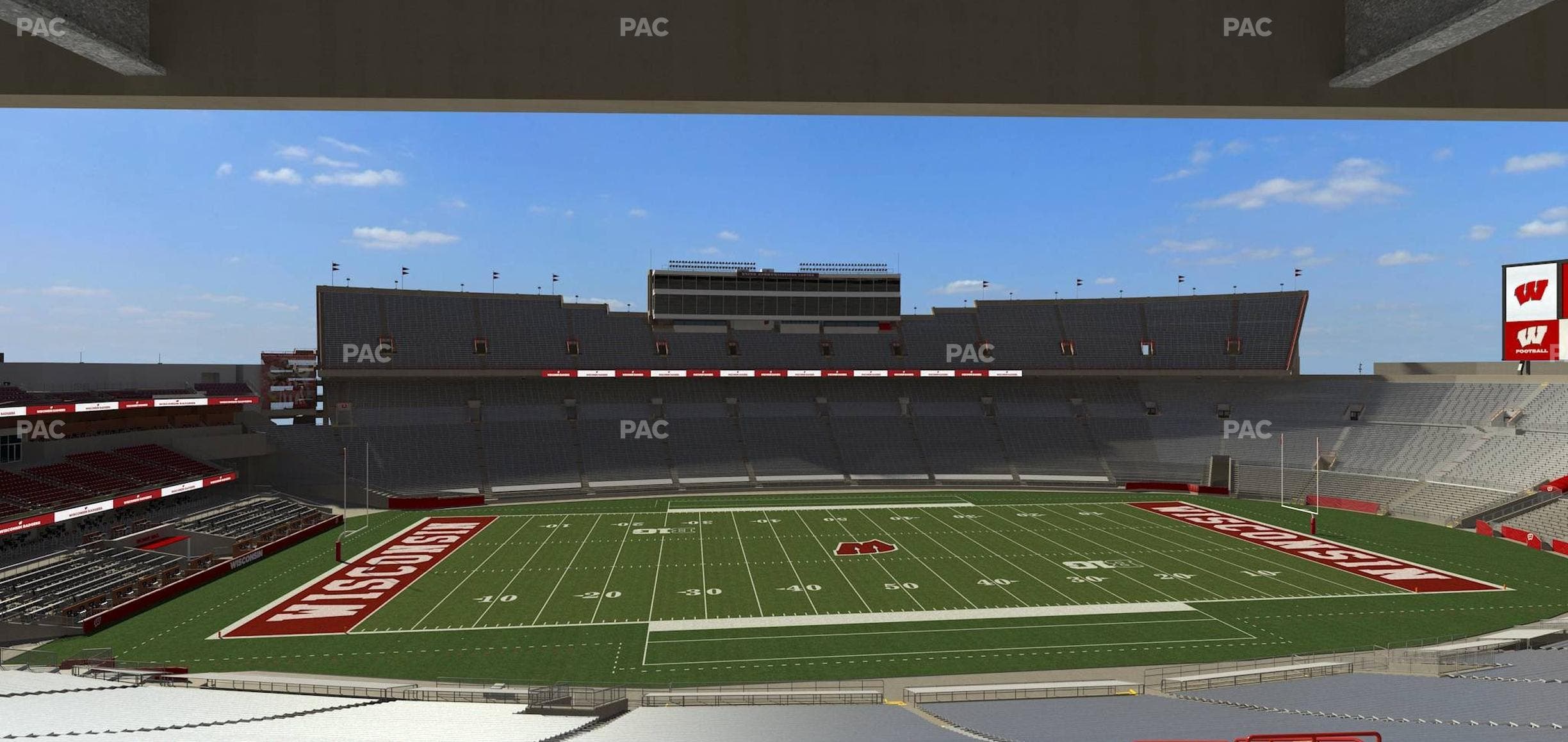 Camp Randall Stadium - Section U Wc Seat View