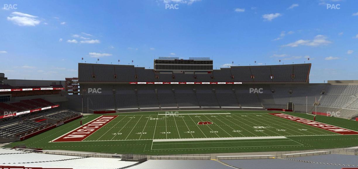 Camp Randall Stadium - Section U Seat View