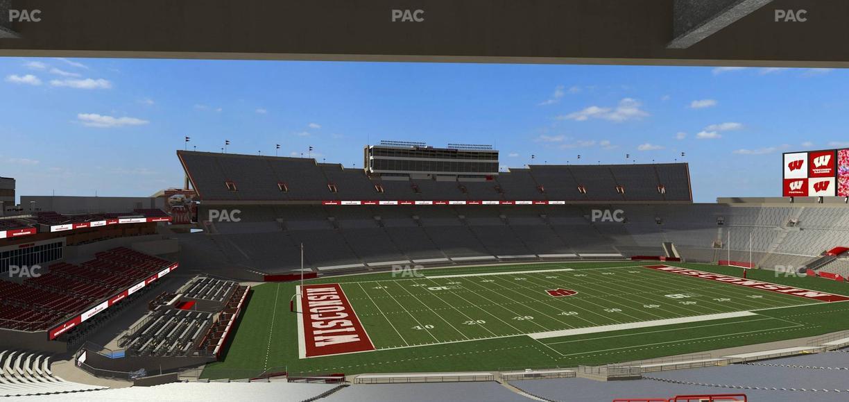 Camp Randall Stadium - Section W Wc Seat View