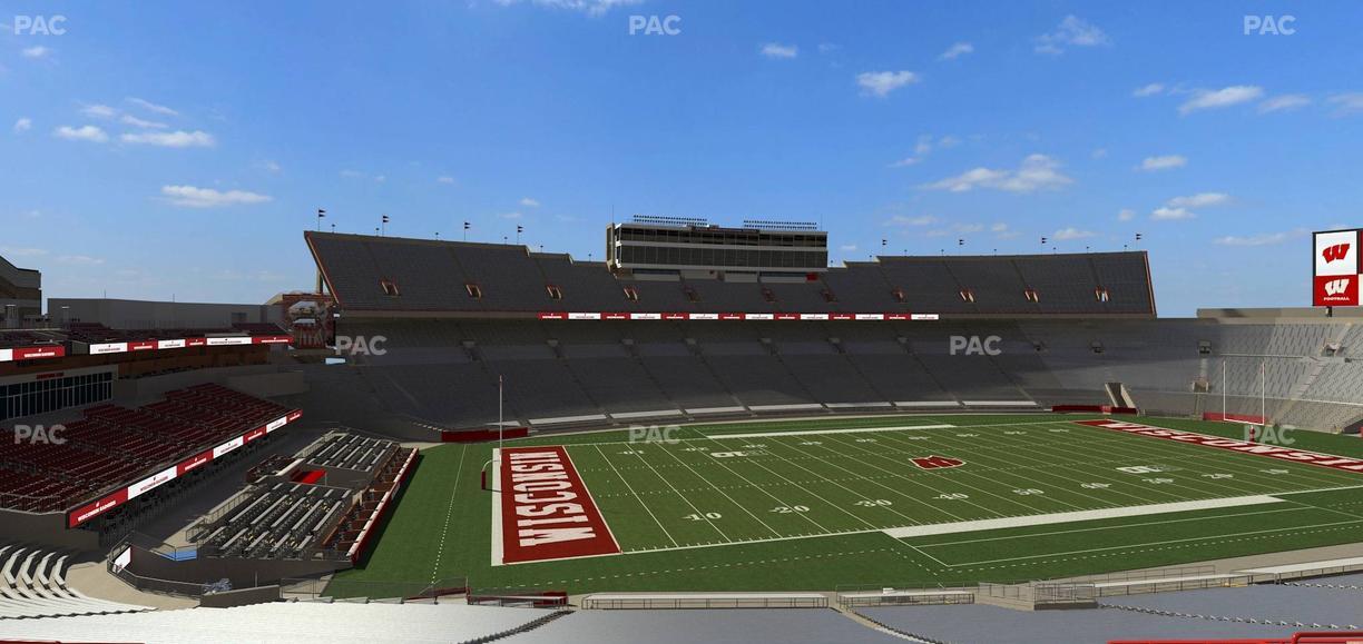 Camp Randall Stadium - Section W Seat View
