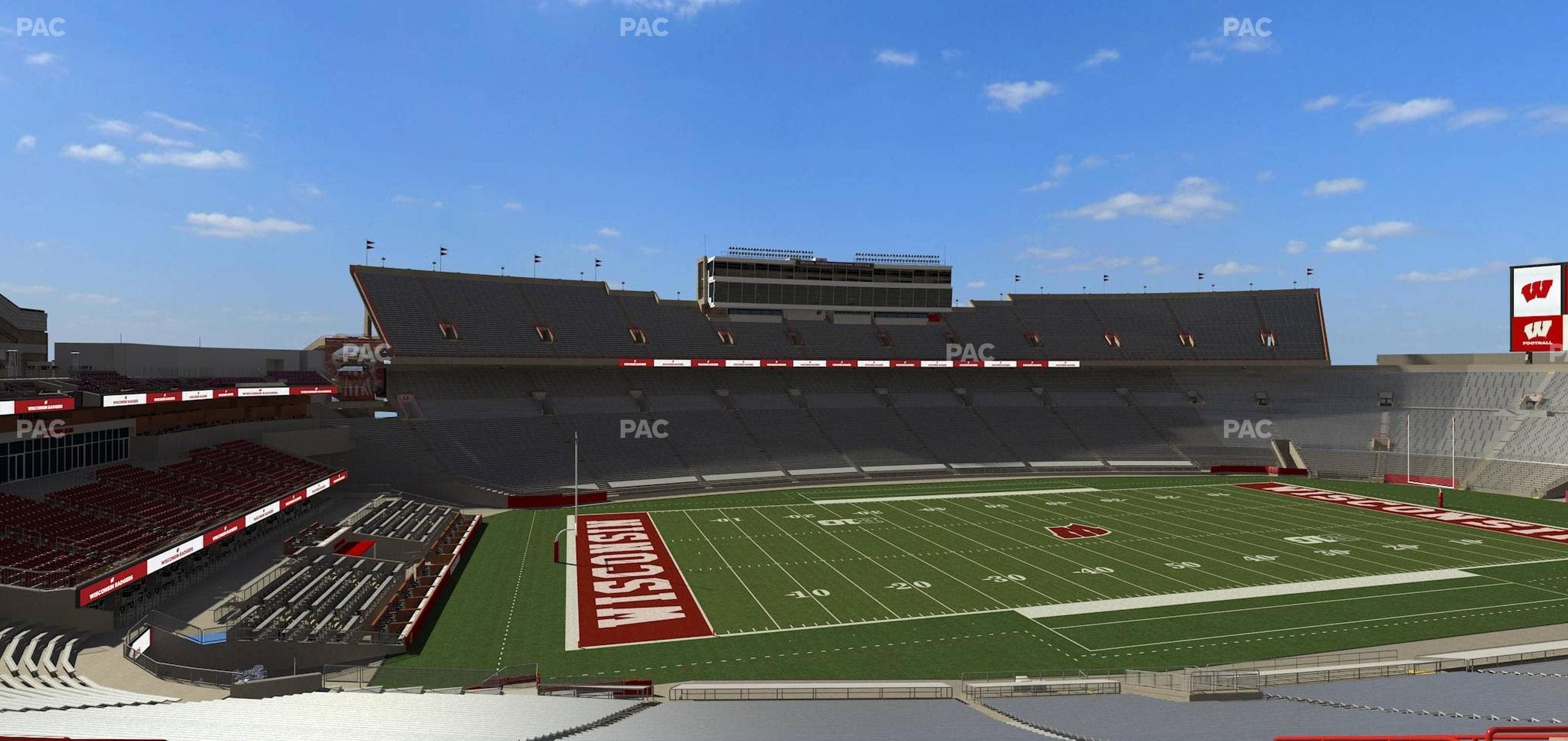 Camp Randall Stadium - Section W Seat View