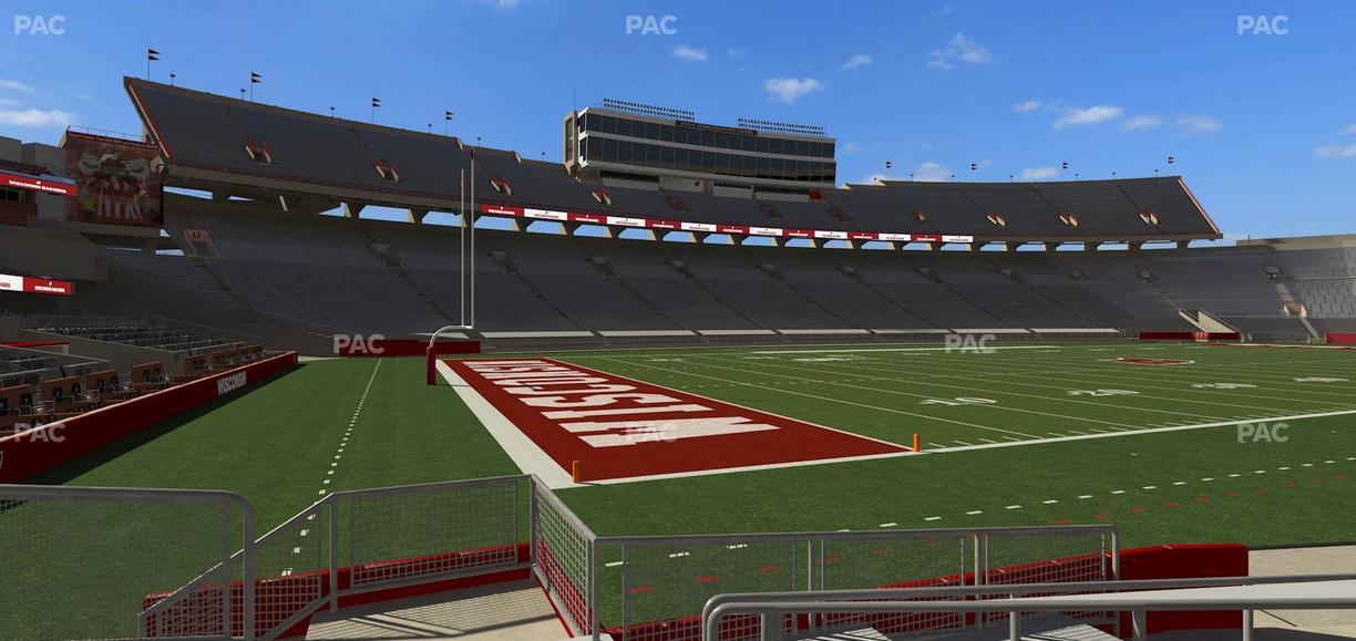 Camp Randall Stadium - Section X Seat View