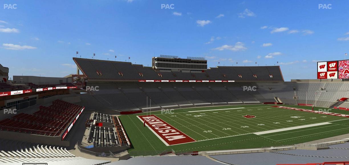 Camp Randall Stadium - Section X Seat View