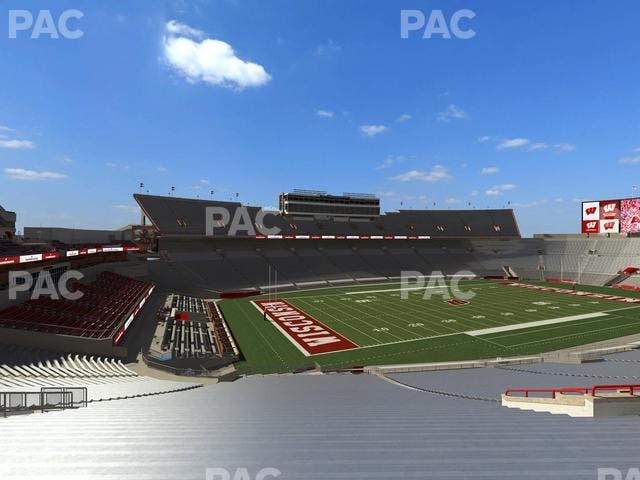 Camp Randall Stadium - Section X Seat View
