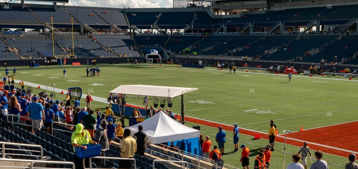 Camping World Stadium - Section 101 Seat View