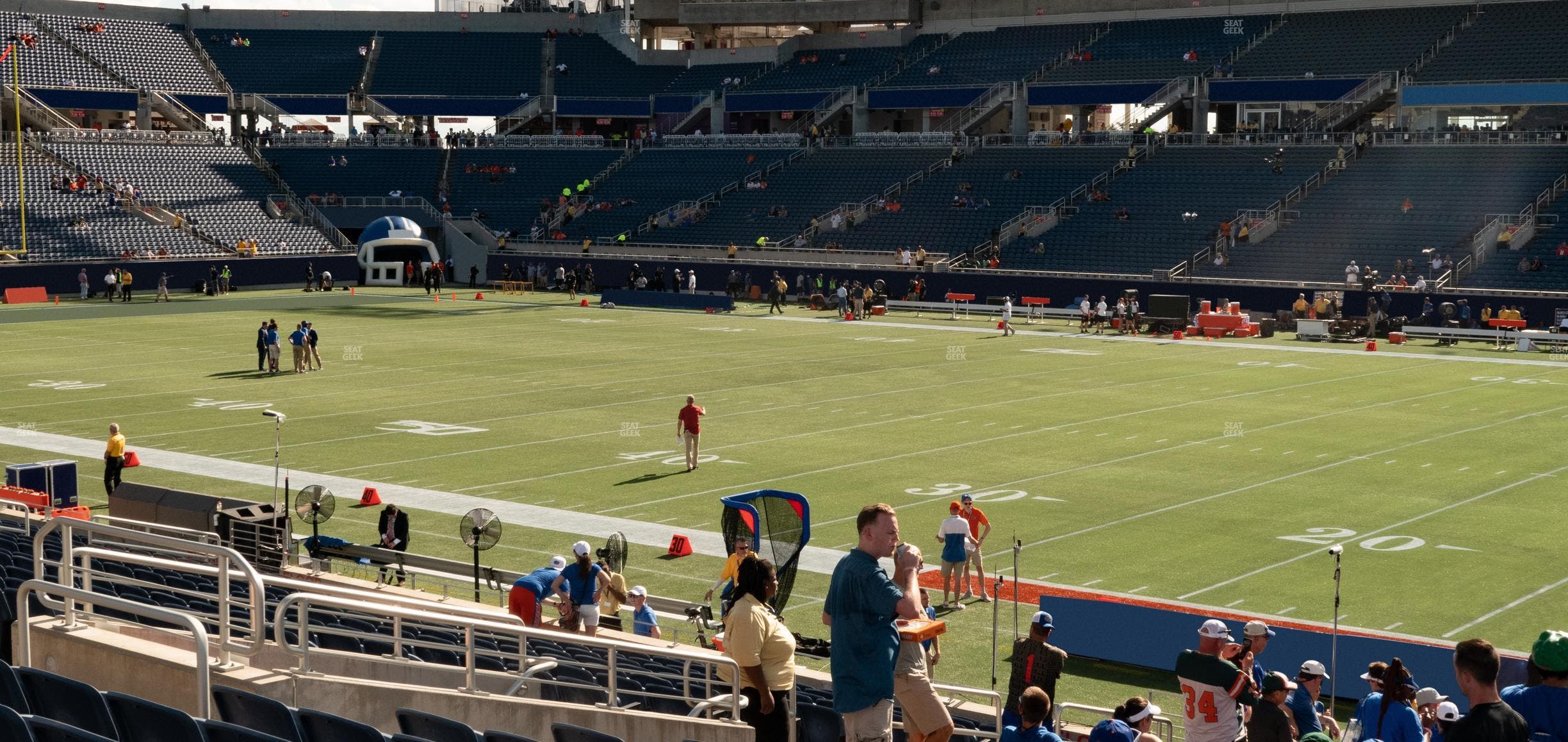Camping World Stadium - Section 105 Seat View