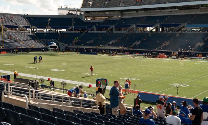 Camping World Stadium - Section 105 Seat View