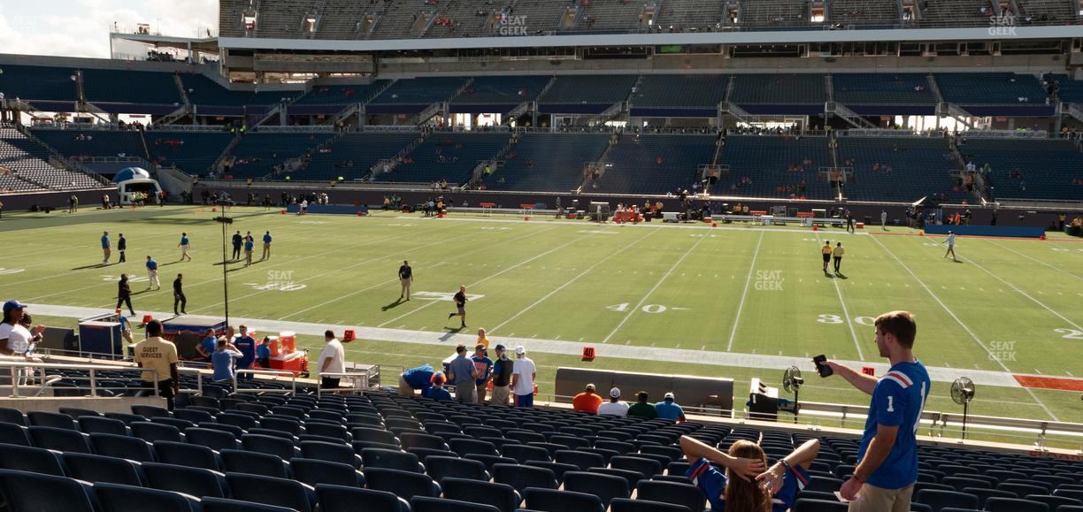 Camping World Stadium - Section 107 Seat View
