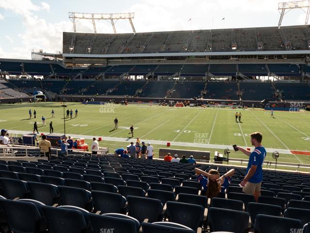 Camping World Stadium - Section 107 Seat View Camping World Stadium - Section 107 Seat View