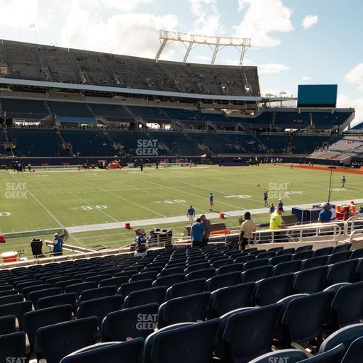 Camping World Stadium - Section 110 Seat View