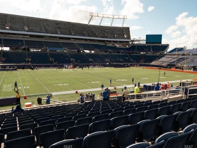 Camping World Stadium - Section 110 Seat View