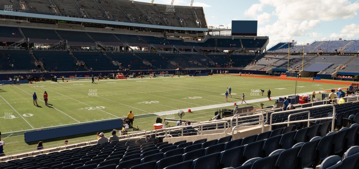 Camping World Stadium - Section 111 Seat View
