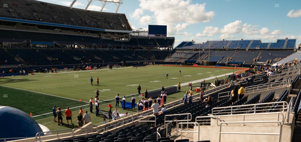 Camping World Stadium - Section 115 Seat View