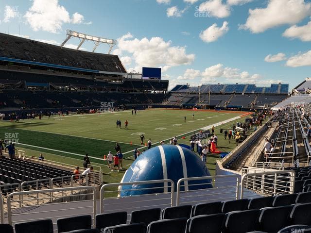 Camping World Stadium - Section 117 Seat View