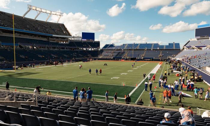 Camping World Stadium - Section 119 Seat View
