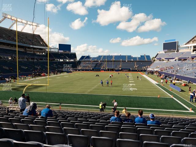 Camping World Stadium - Section 120 Seat View Camping World Stadium - Section 120 Seat View