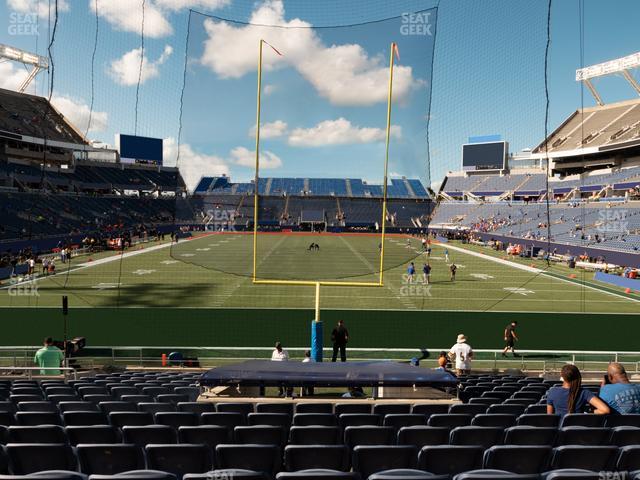 Camping World Stadium - Section 121 Seat View Camping World Stadium - Section 121 Seat View