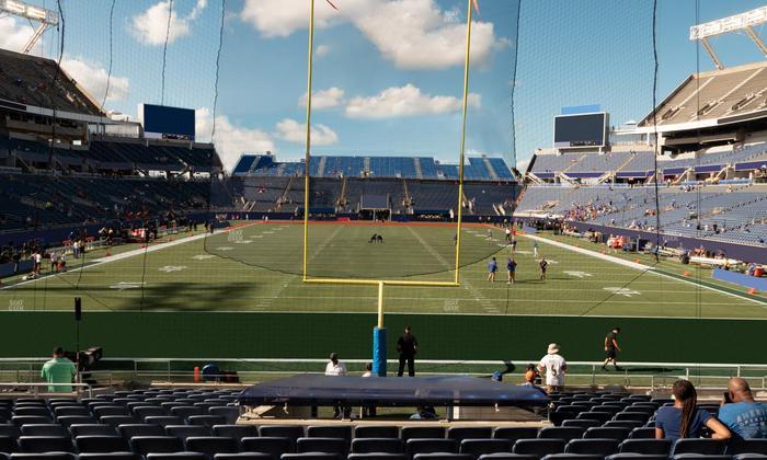 Camping World Stadium - Section 121 Seat View