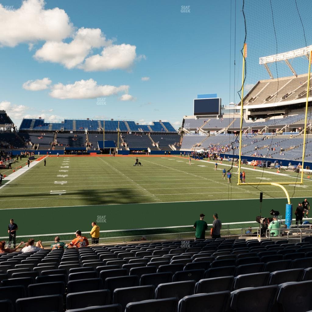 Camping World Stadium - Section 122 Seat View