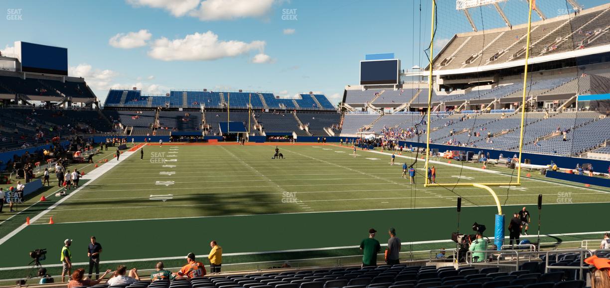 Camping World Stadium - Section 122 Seat View