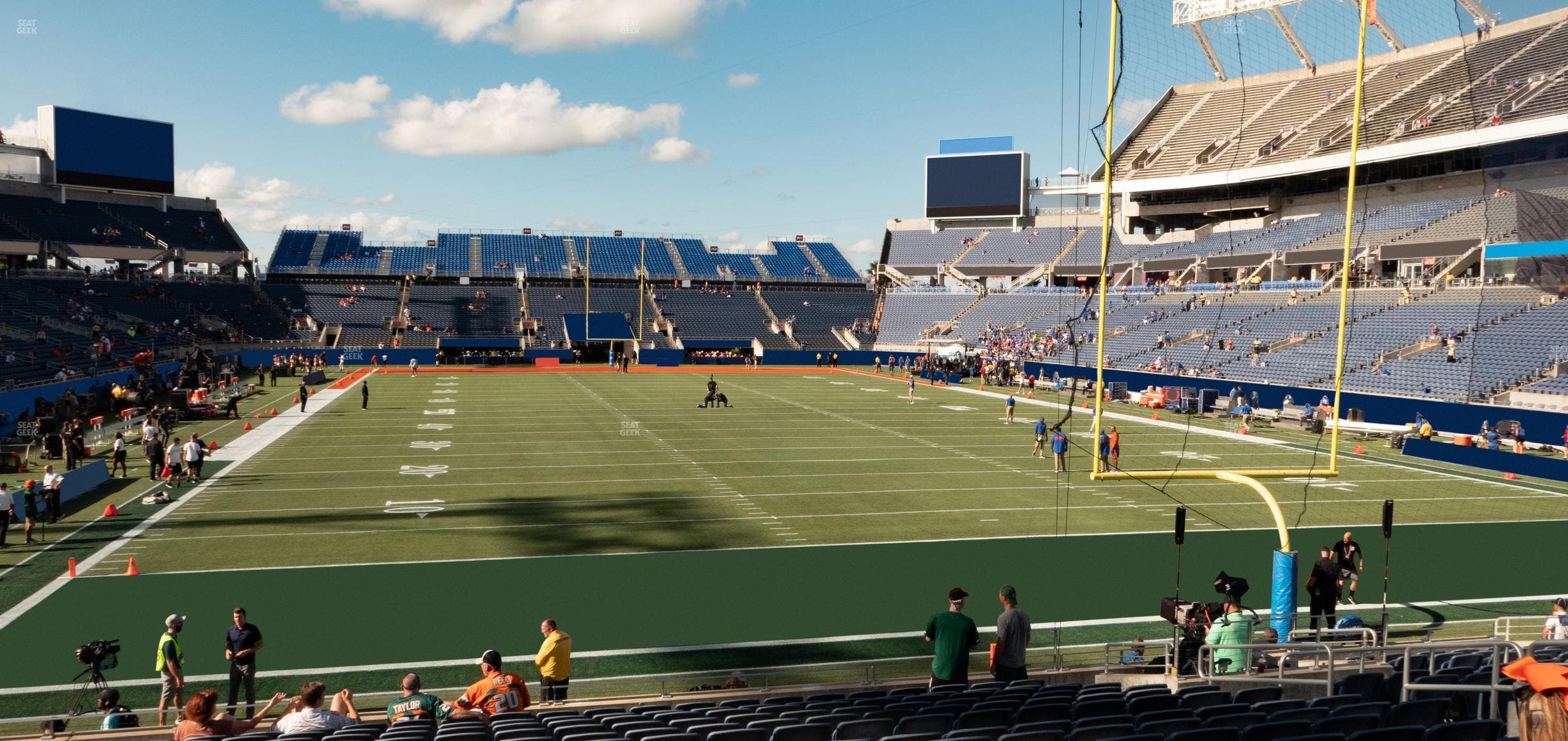 Camping World Stadium - Section 122 Seat View