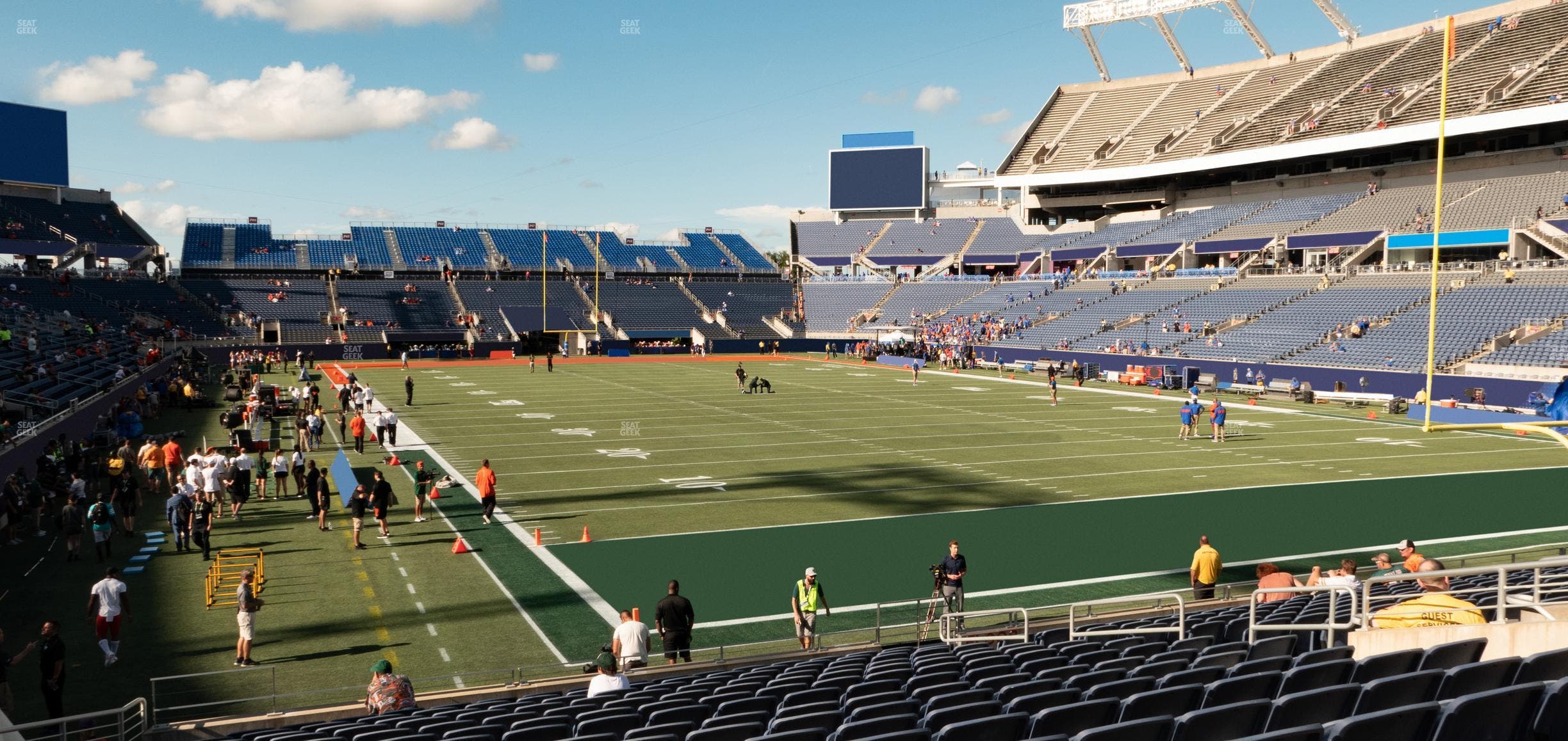 Camping World Stadium - Section 123 Seat View