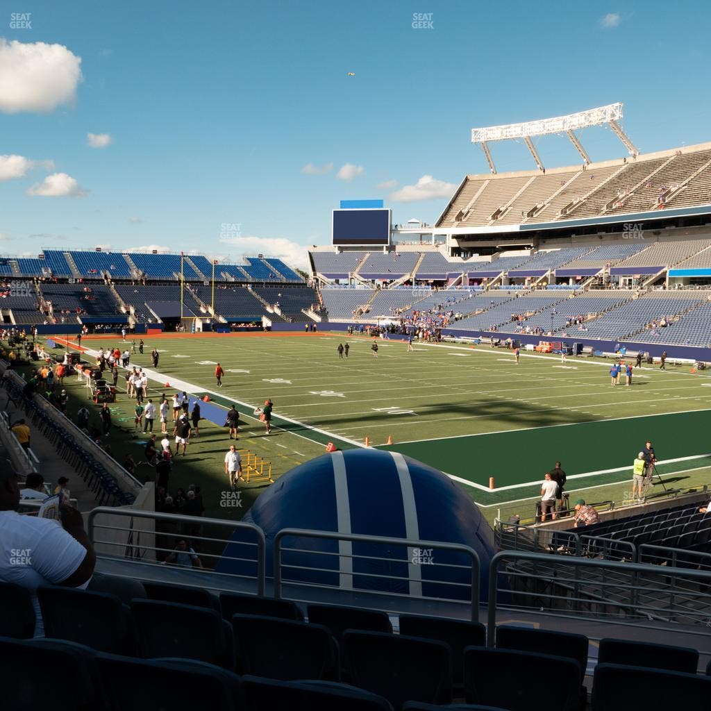Camping World Stadium - Section 125 Seat View