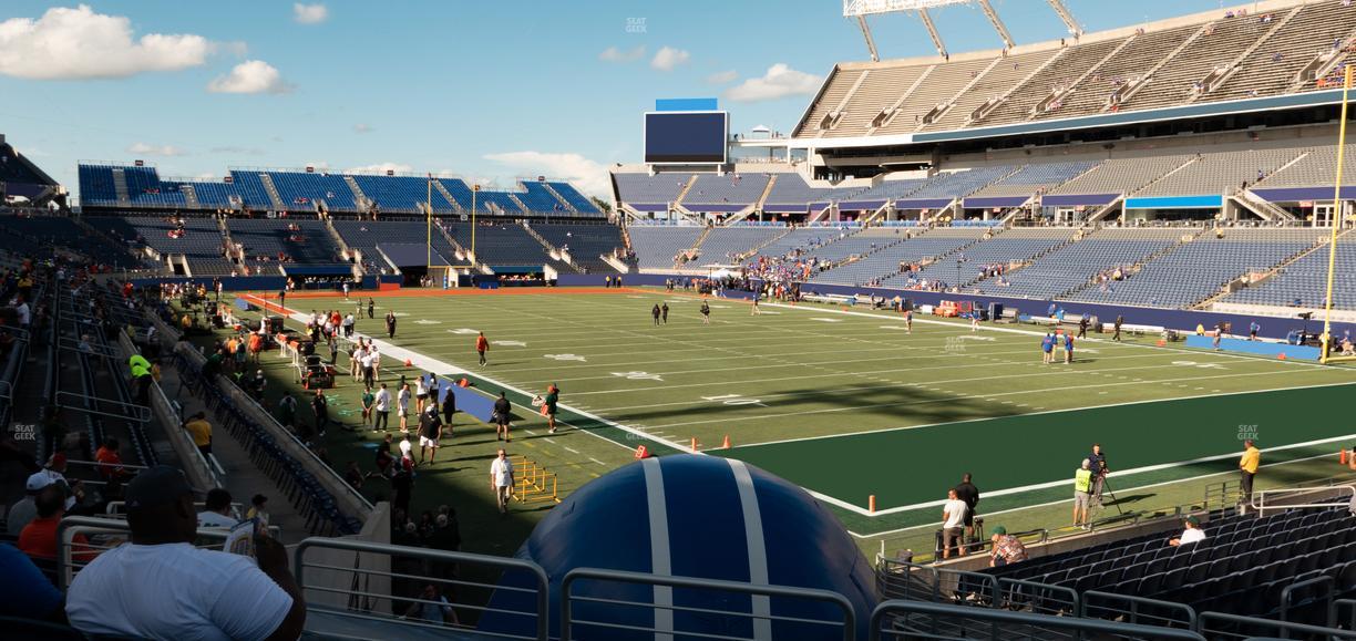 Camping World Stadium - Section 125 Seat View