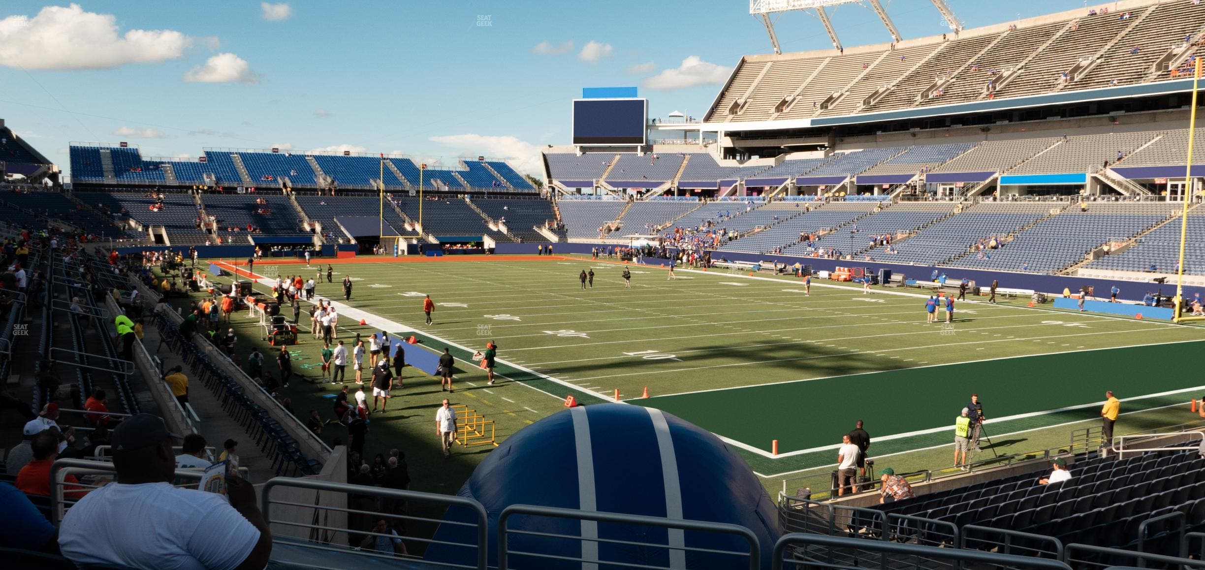 Camping World Stadium - Section 125 Seat View