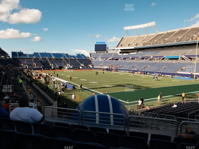 Camping World Stadium - Section 125 Seat View