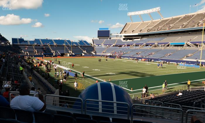Camping World Stadium - Section 125 Seat View