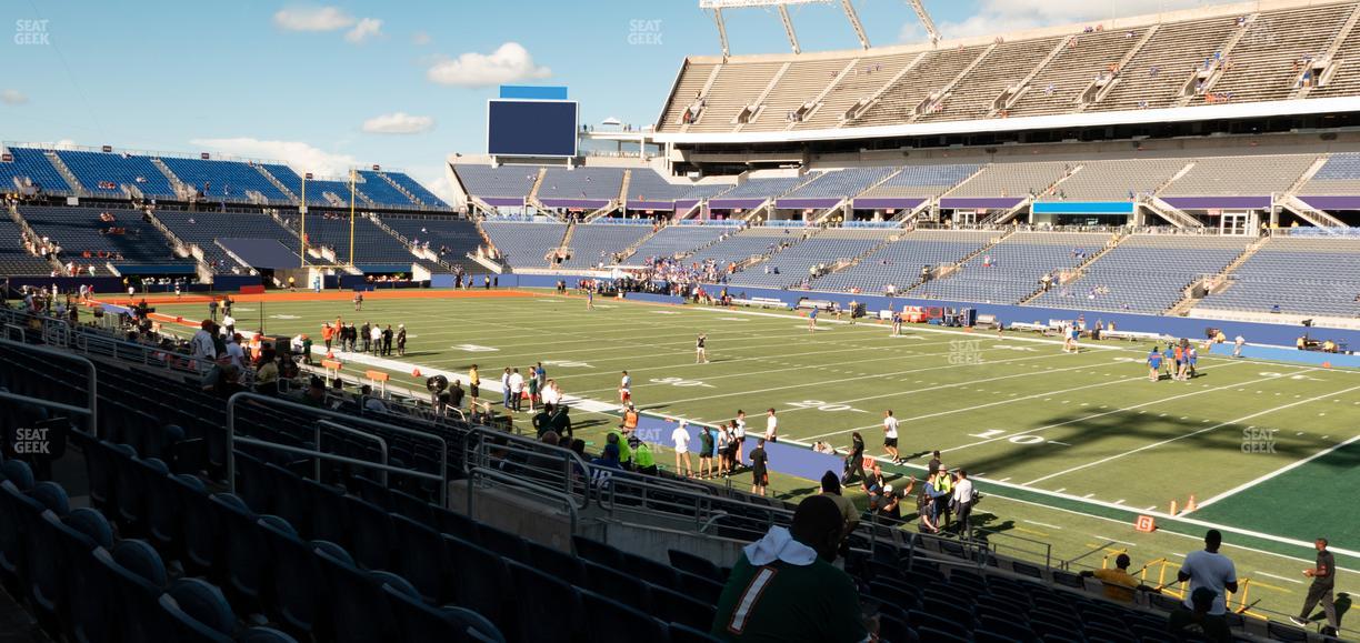 Camping World Stadium - Section 129 Seat View