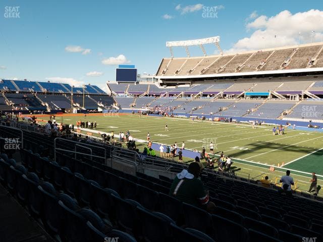 Camping World Stadium - Section 129 Seat View