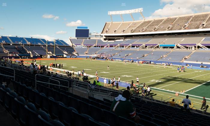 Camping World Stadium - Section 129 Seat View
