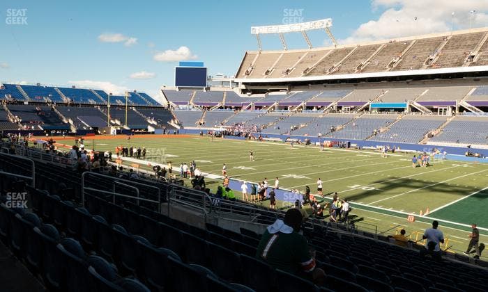 Camping World Stadium - Section 129 Seat View